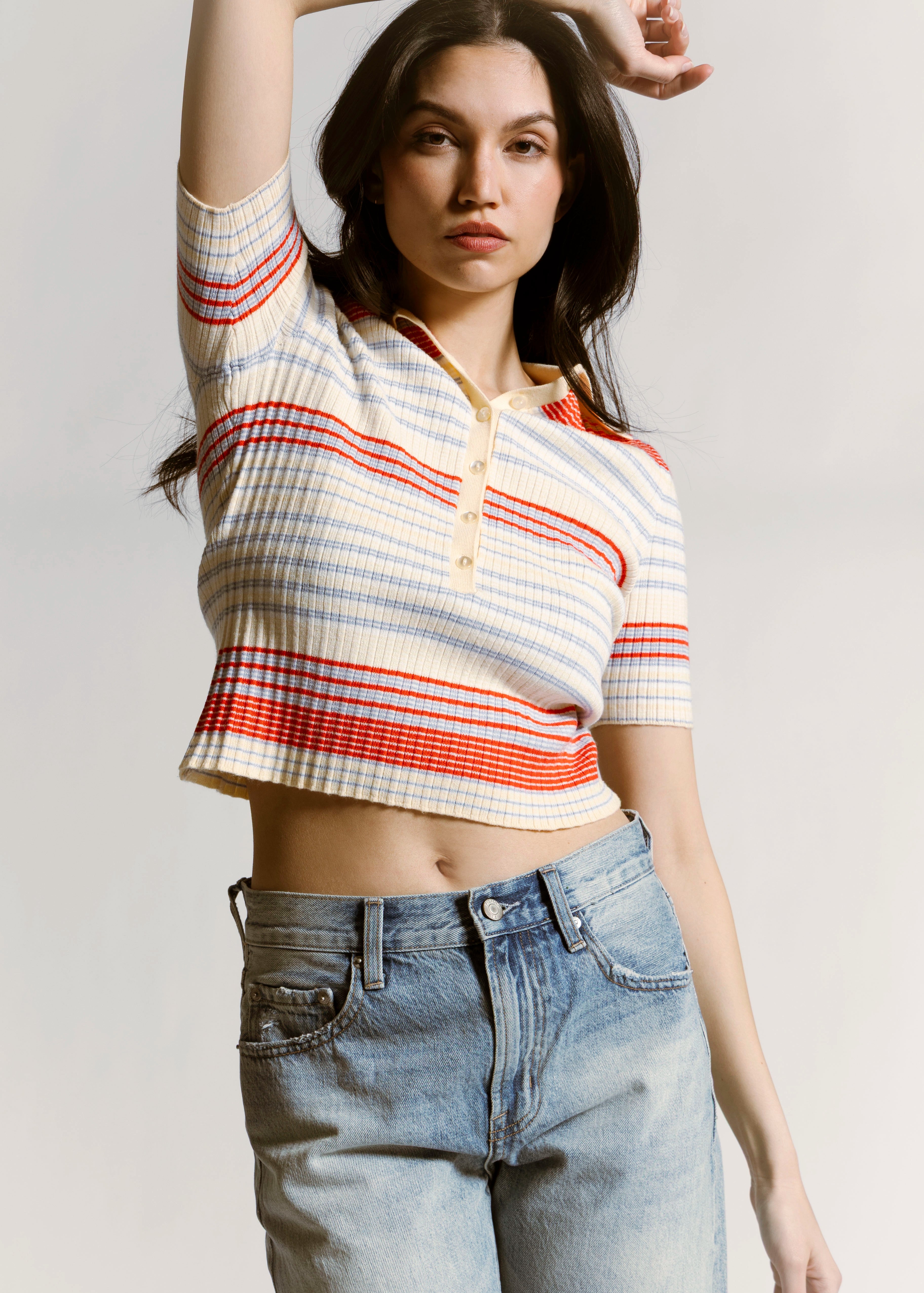 swatch_Bright Multi 525 knit polo