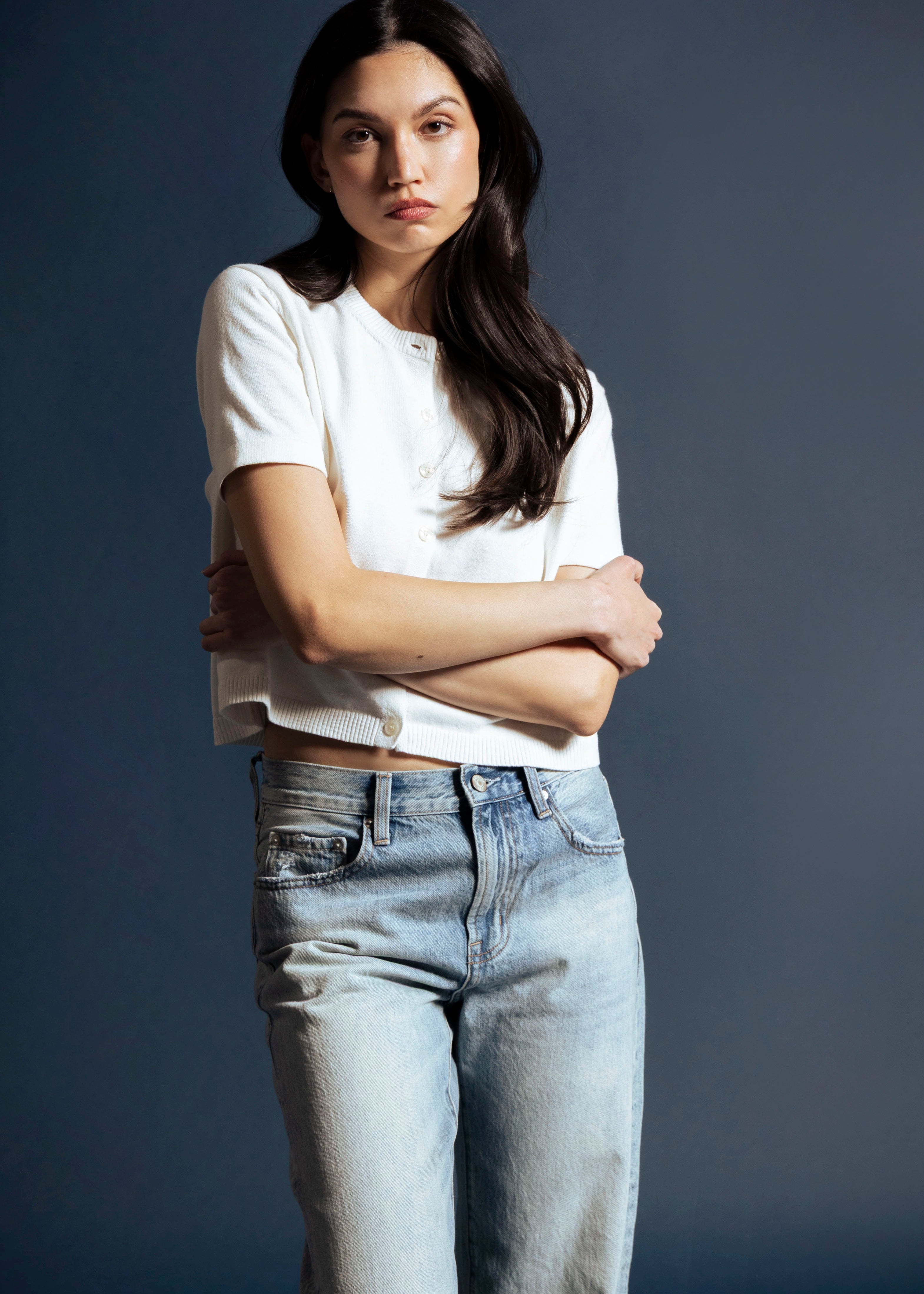 swatch_White perfect white tee maude cardigan