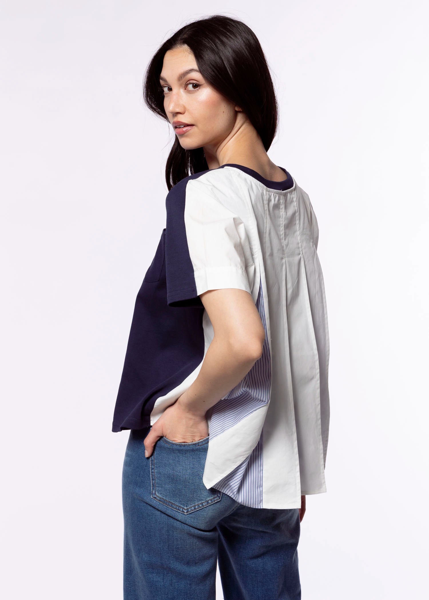 swatch_Navy joh apparel jaidyn top