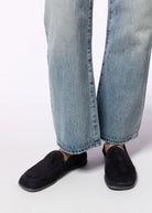 swatch_Black Suede vagabond sammie loafers