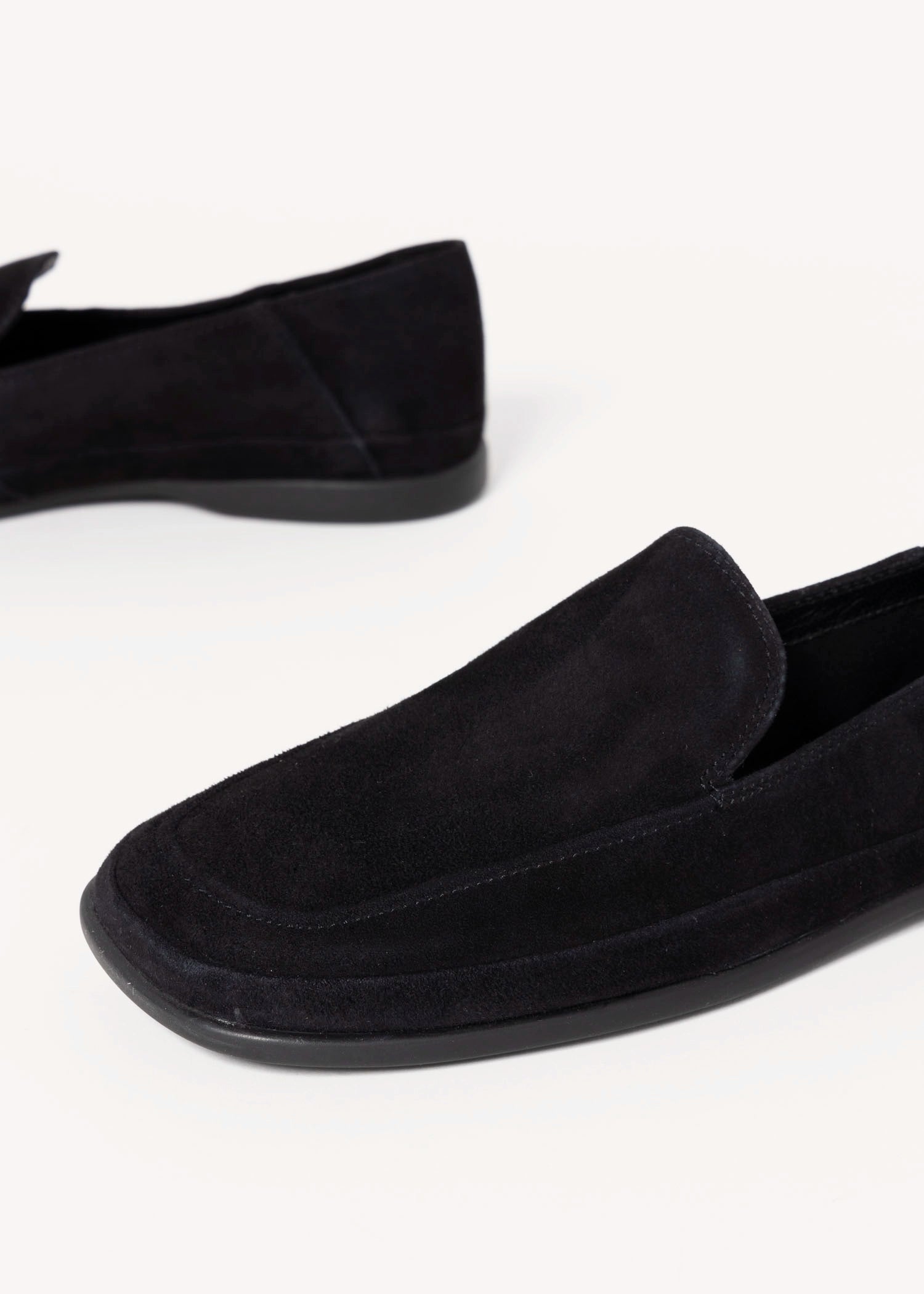 swatch_Black Suede vagabond sammie loafers