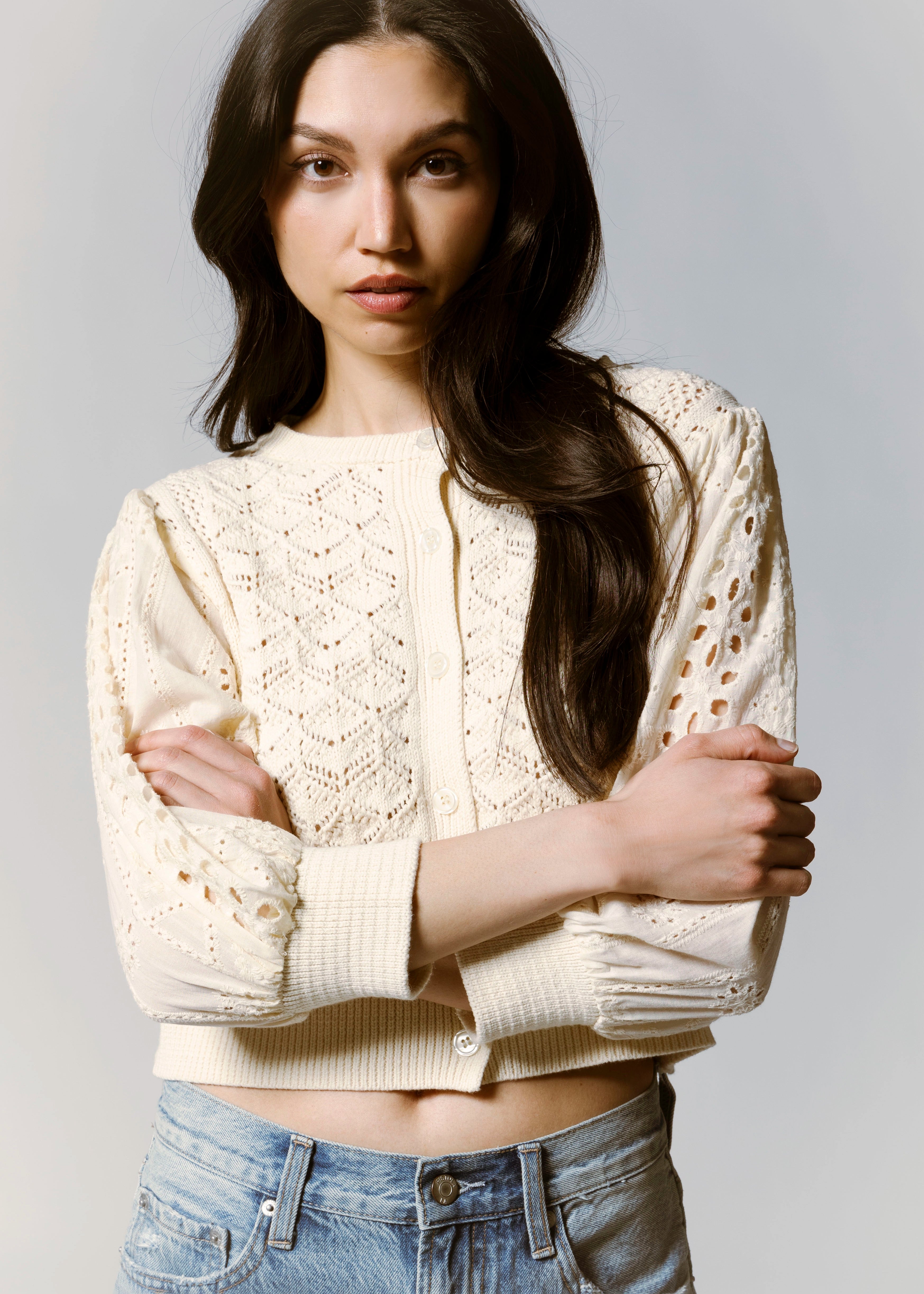 swatch_neutrals hendry cotton cardigan apparel