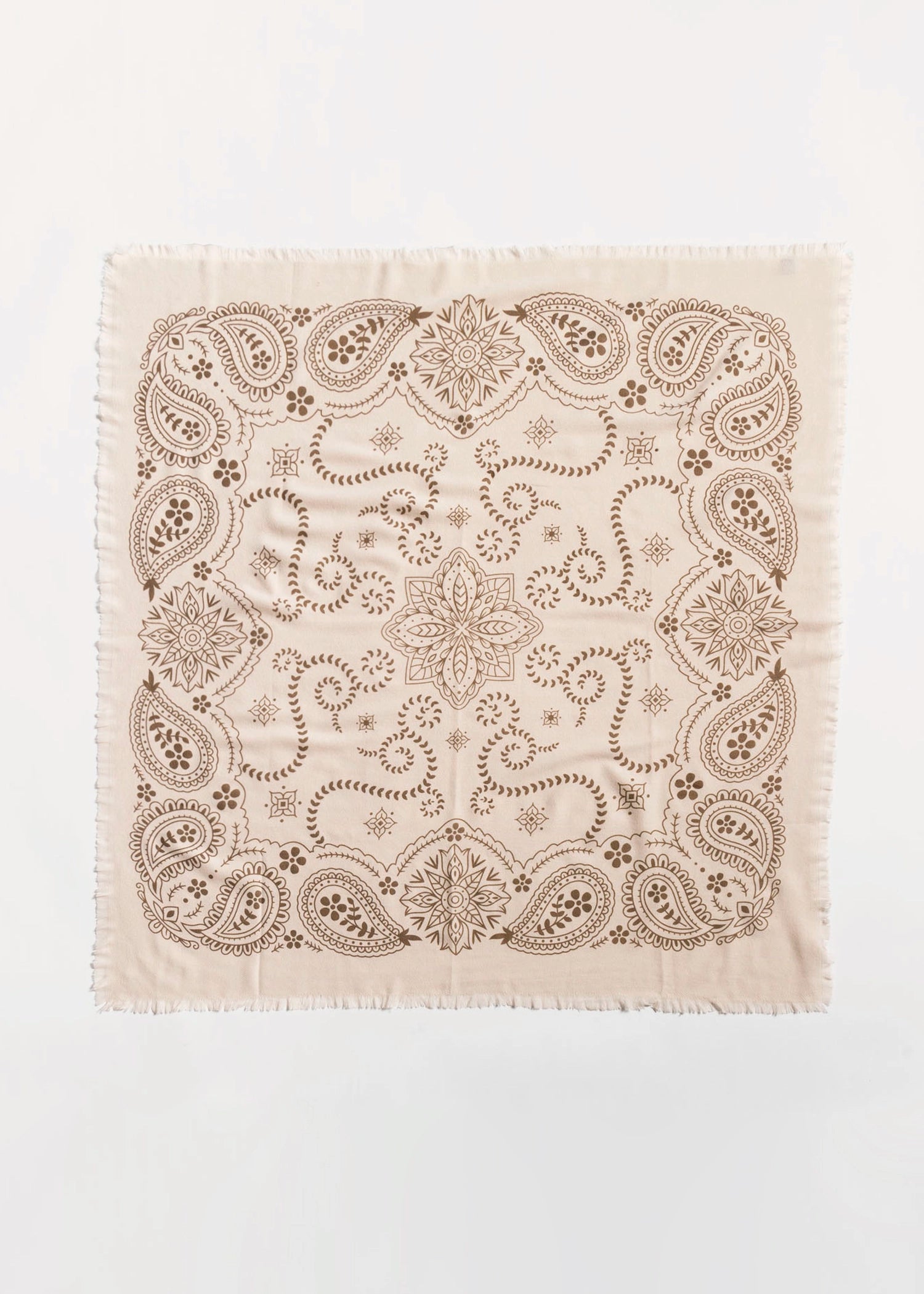 swatch_Beige large bandana scarf