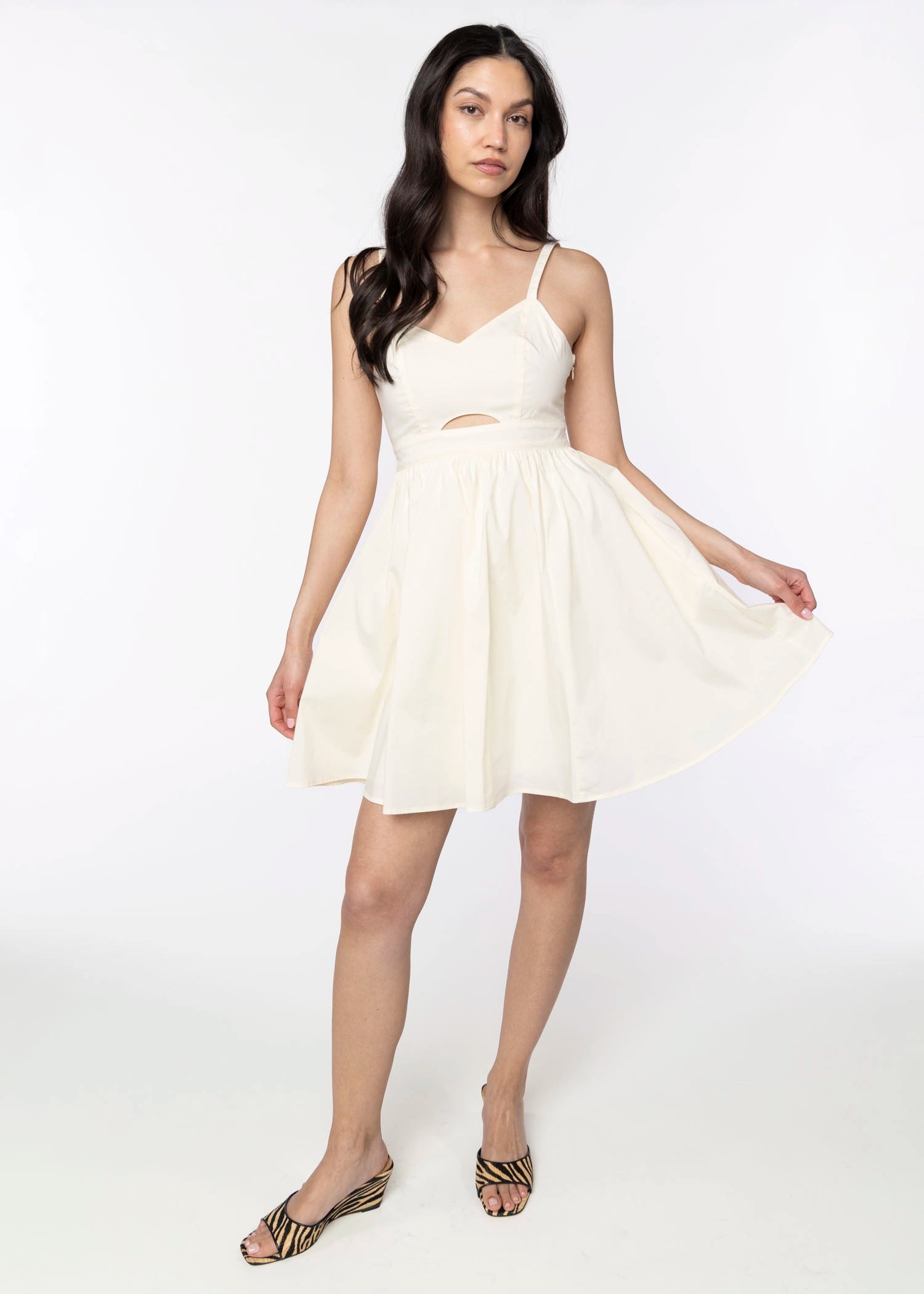 swatch_Ivory sadie and sage shades mini dress