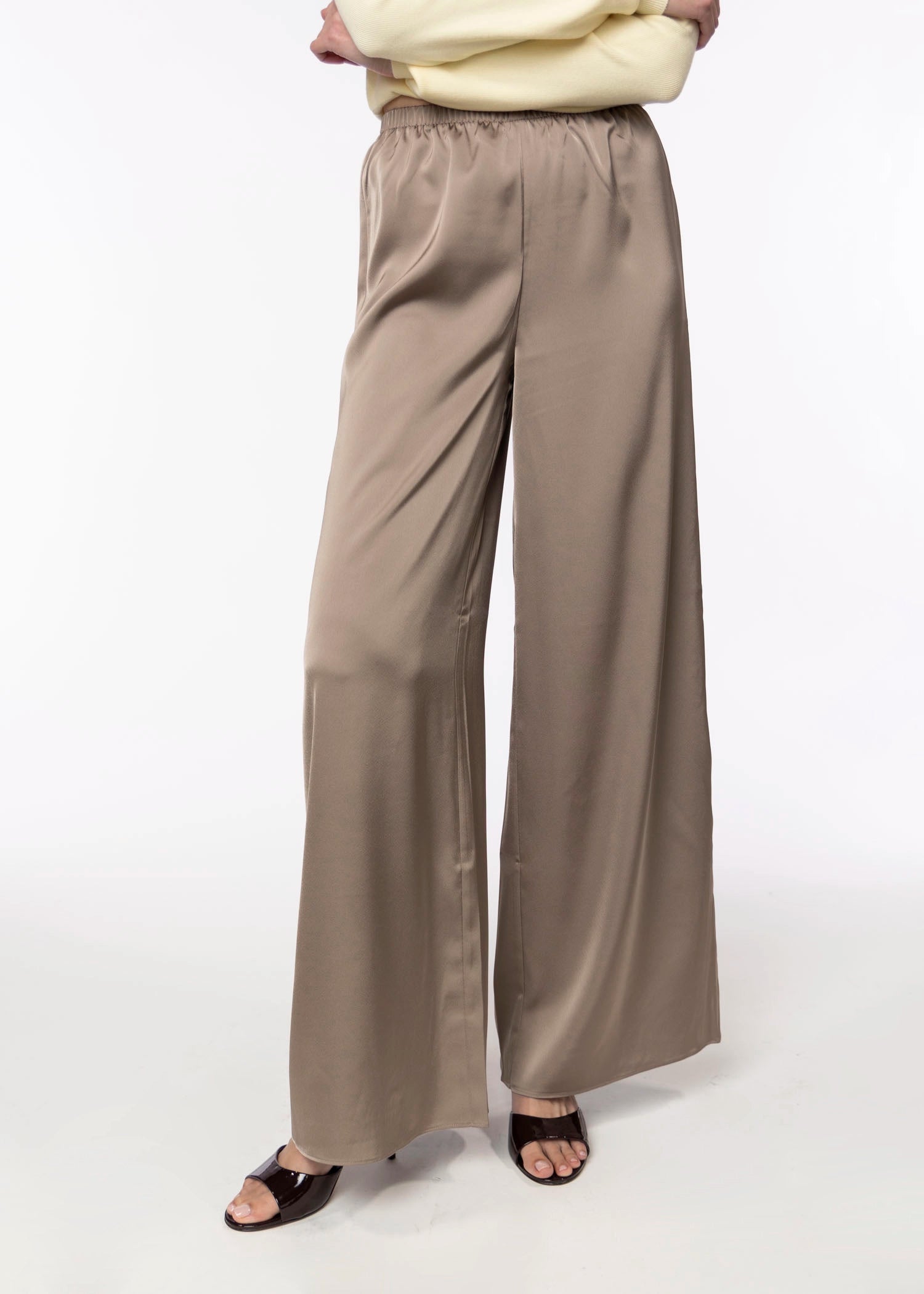 swatch_Taupe favorite daughter the everything satin pant