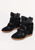swatch_Black Suede mavis sneaker