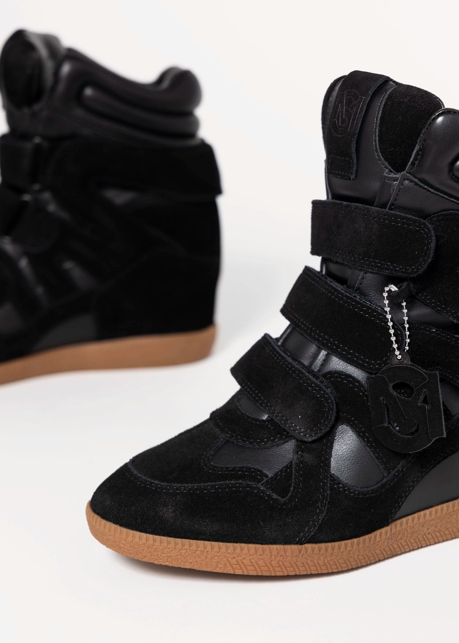 swatch_Black Suede mavis sneaker