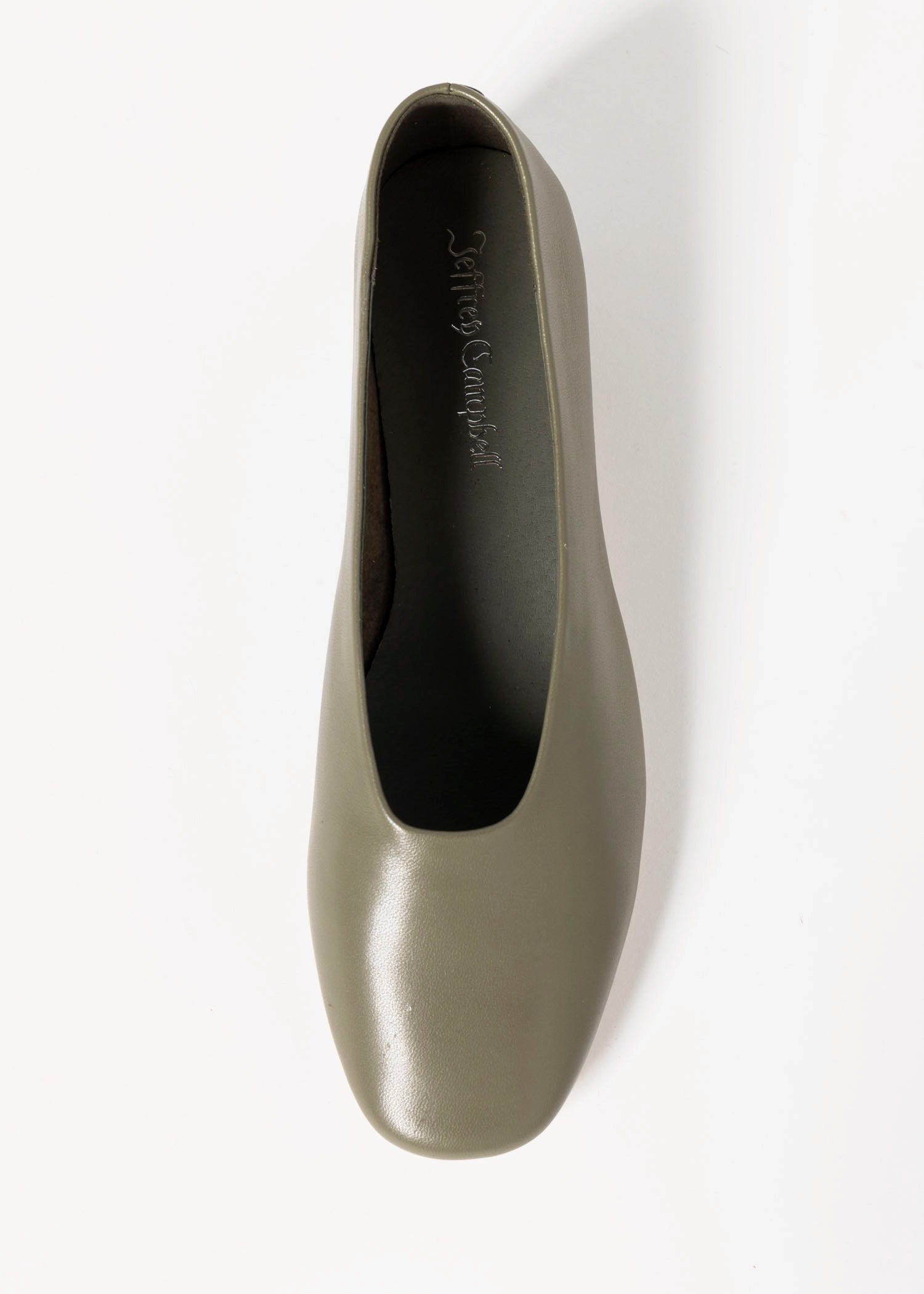 swatch_Olive Leather jeffrey campbell trustee leather pump
