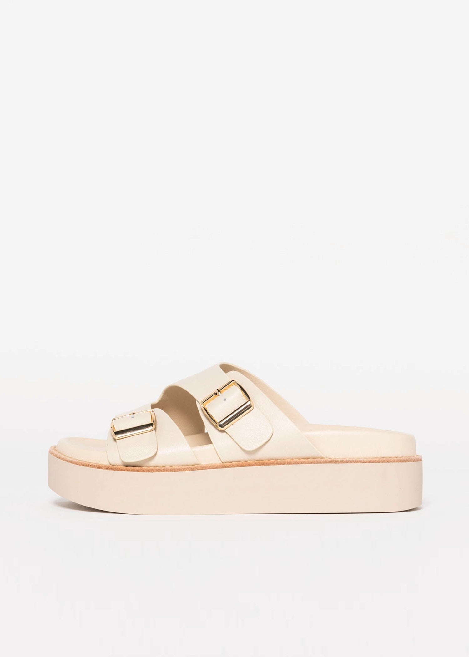 swatch_Milk Leather silent d gizella platform sandal