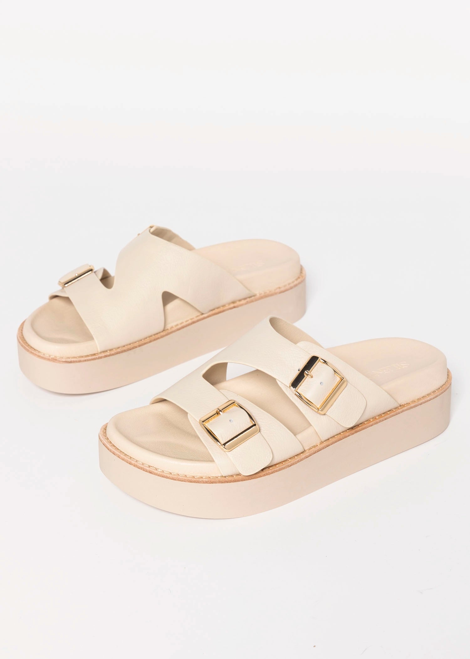 swatch_Milk Leather silent d gizella platform sandal