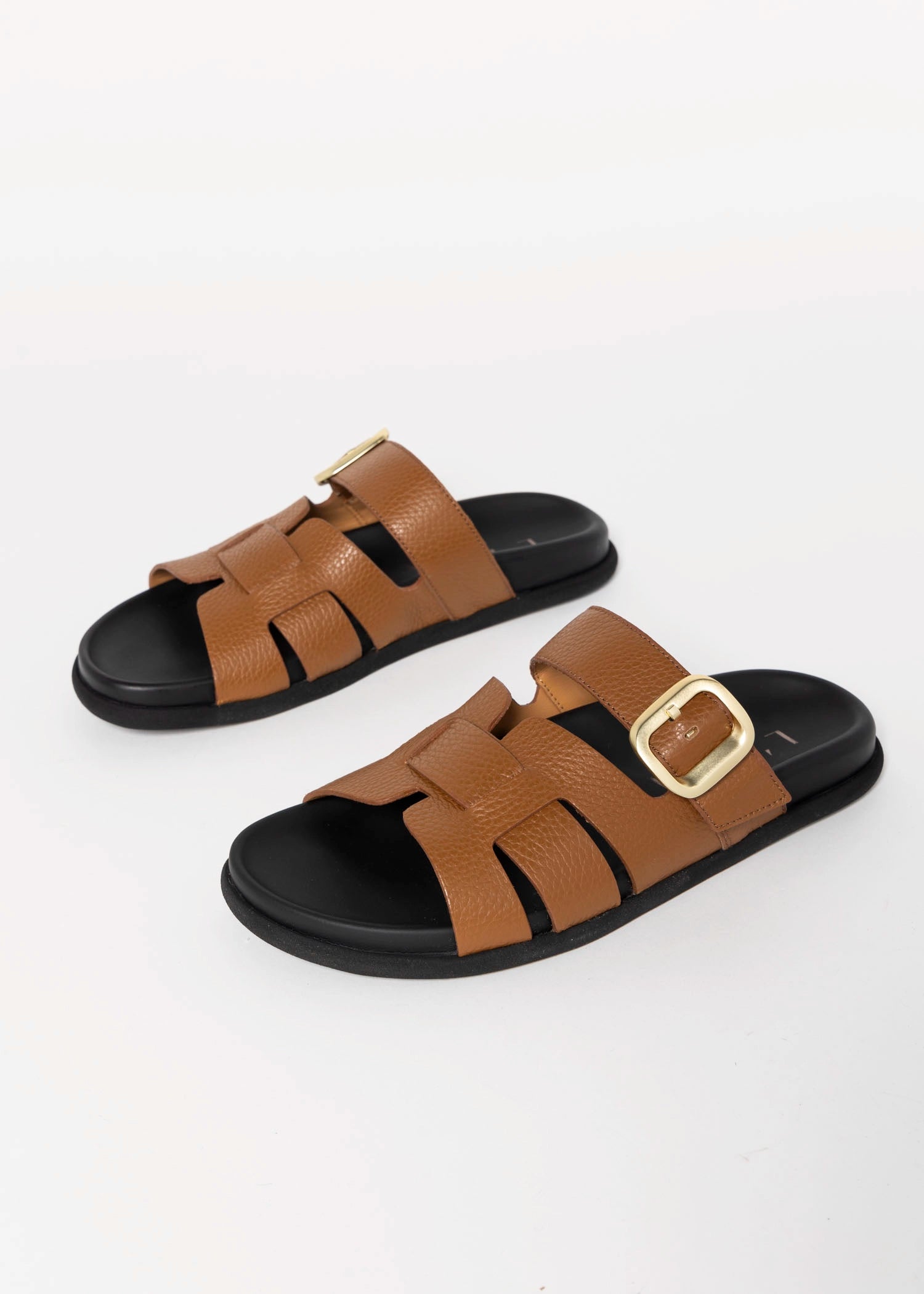 swatch_Cuoio Leather l'idea slide sandal
