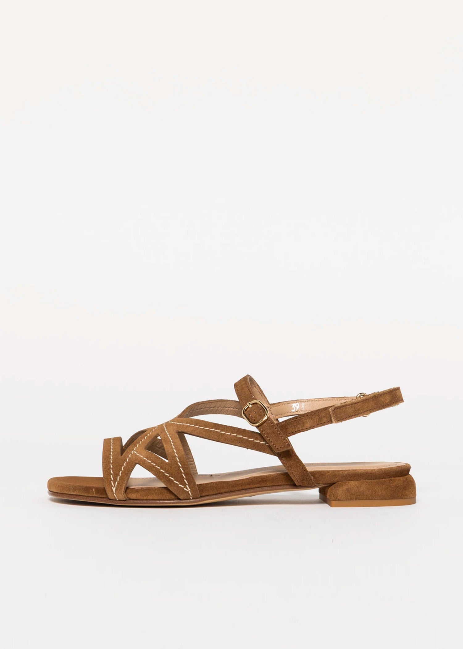 swatch_Whiskey Suede l'idea flat strappy sandal