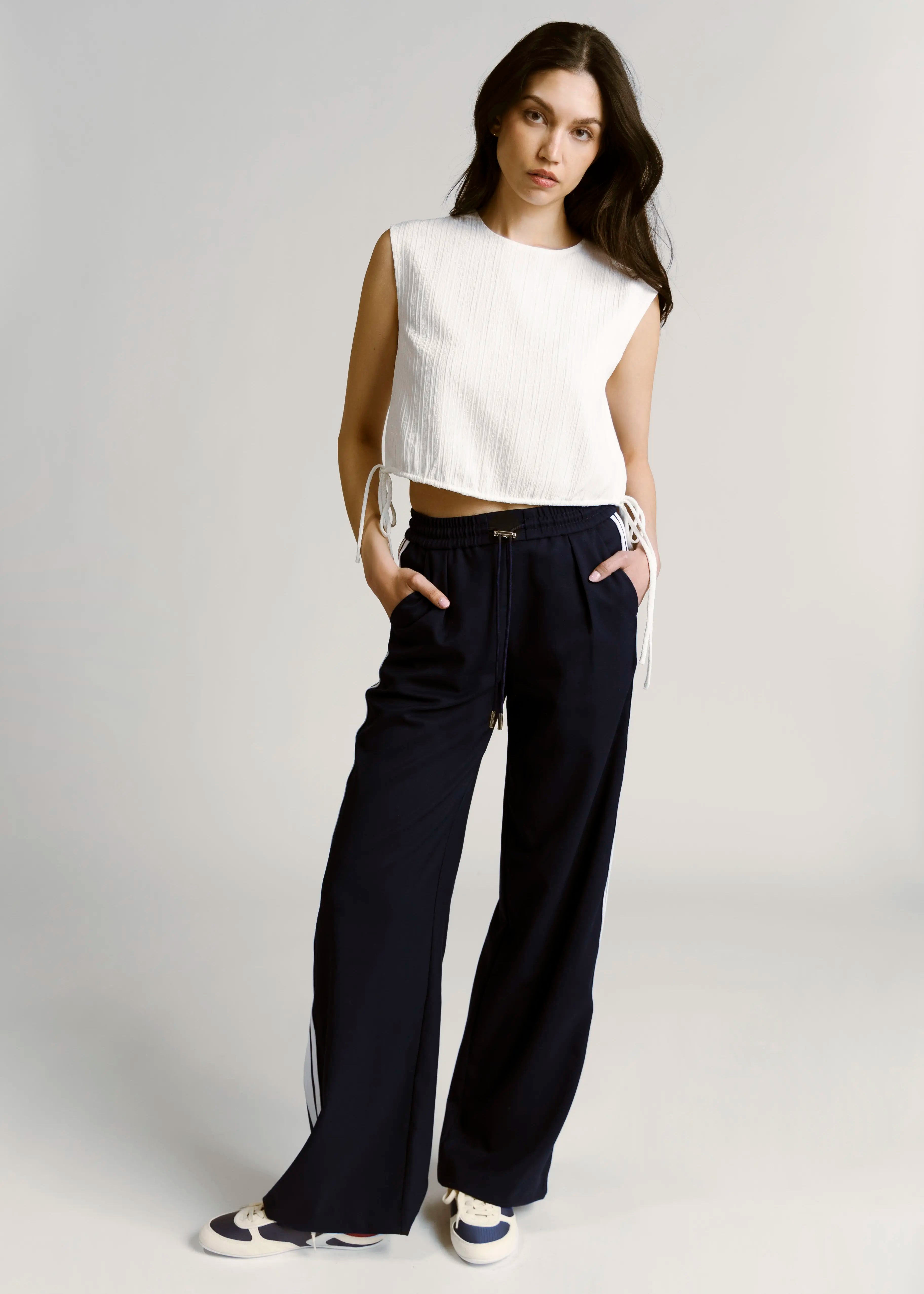 swatch_Navy habitual drawstring track pant