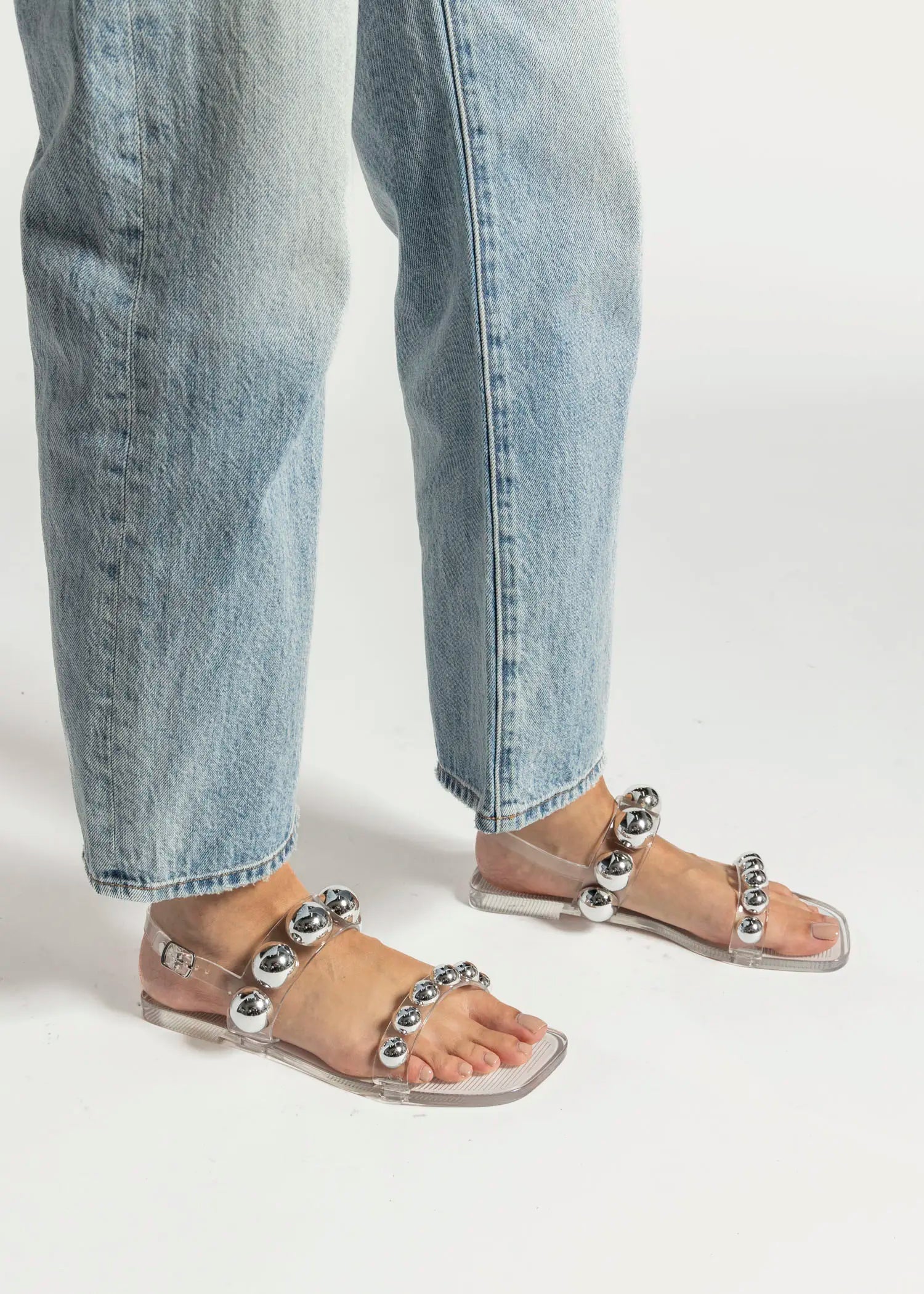 swatch_clear gum drop jelly sandal flat sandals