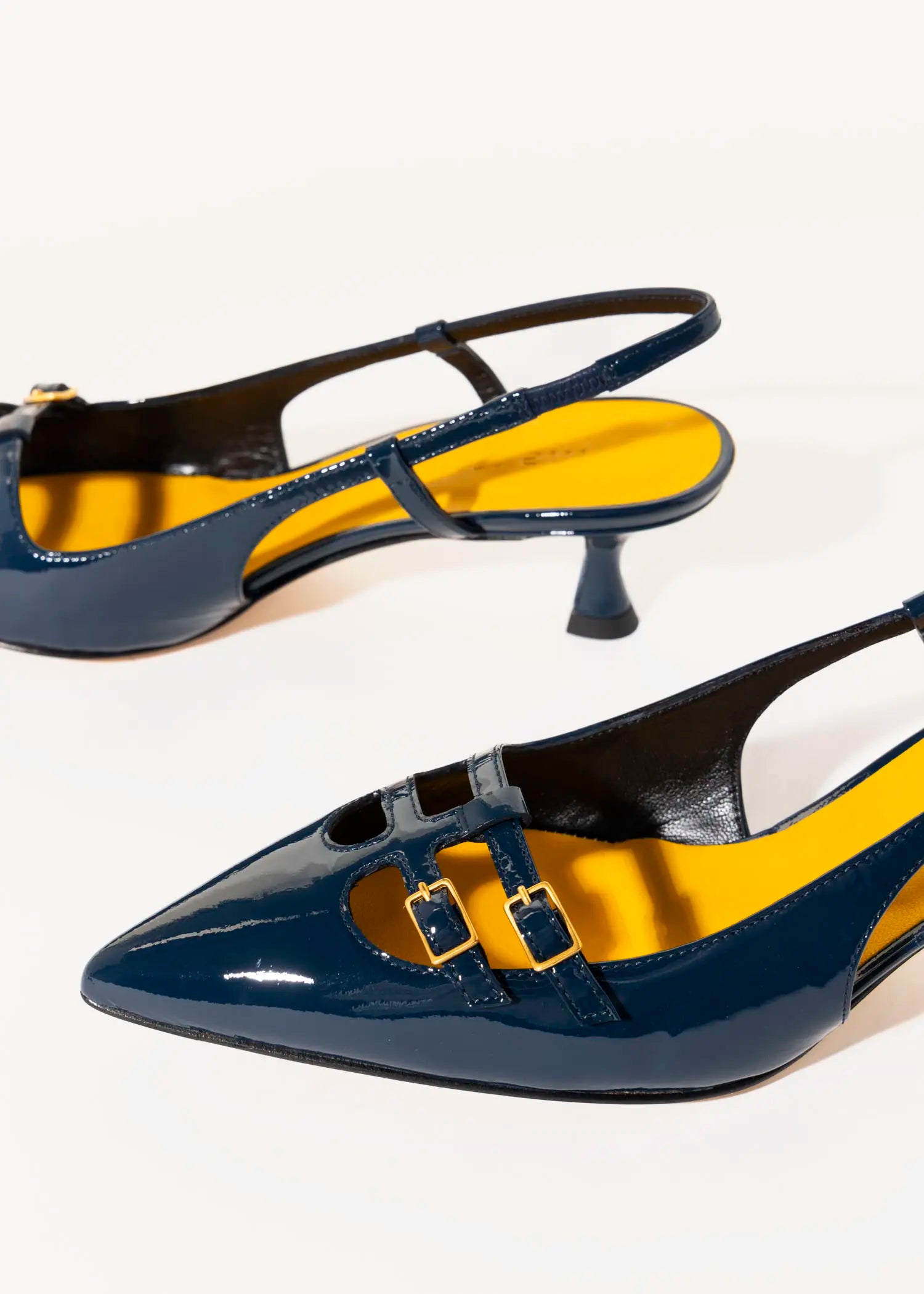swatch_navy patent t-bar slingback pump heels