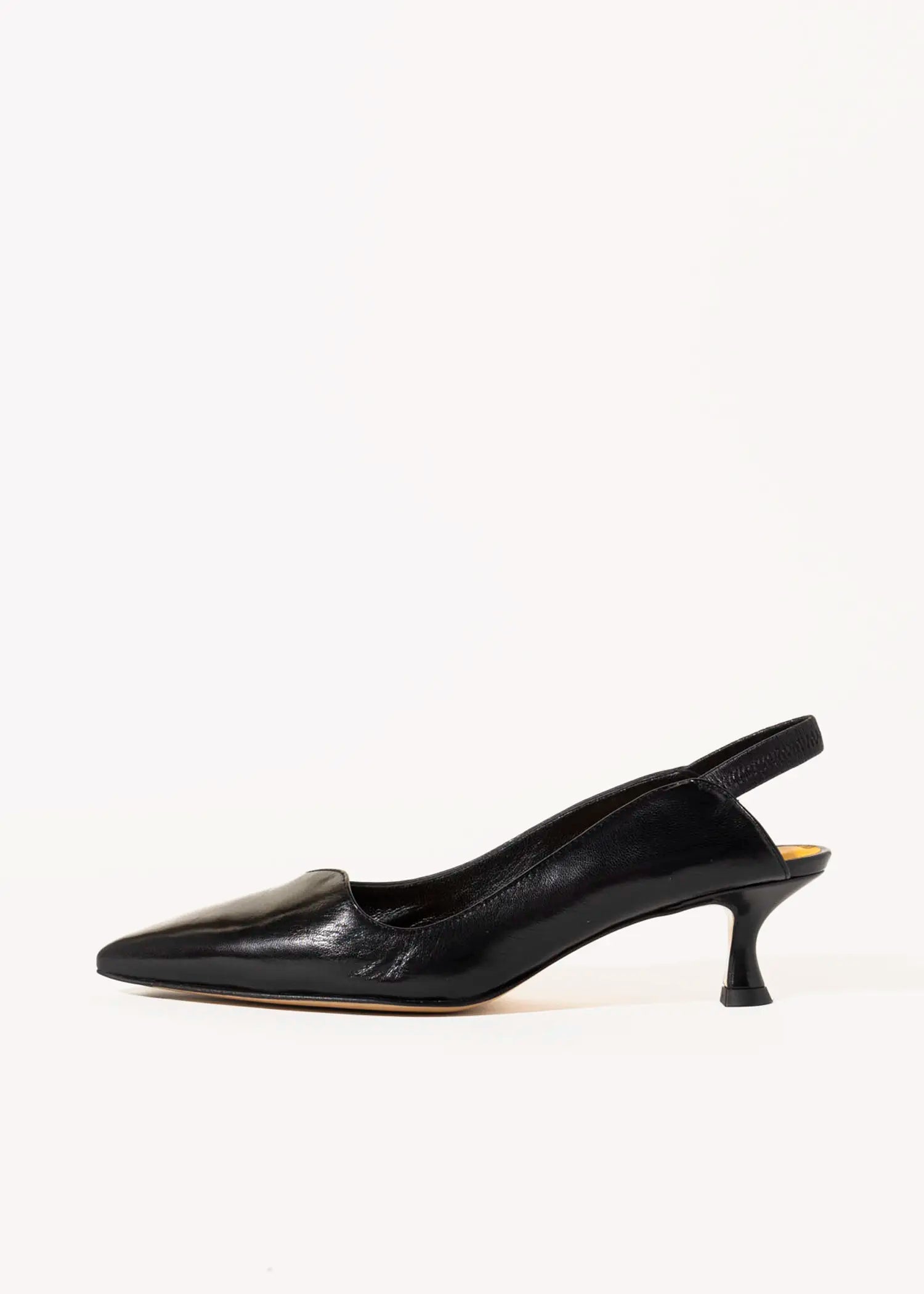 swatch_black leather leather slingback pump heels