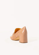 swatch_Sand Leather heeled loafer