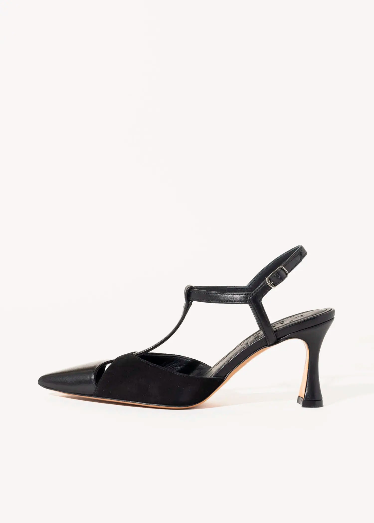 swatch_Black/Black pia leather pump