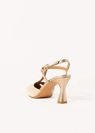 swatch_Sand/Platino pia leather pump