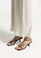 swatch_black leather fluxx heeled sandal heeled sandals