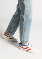 swatch_white multi carlo leather sneaker shoes