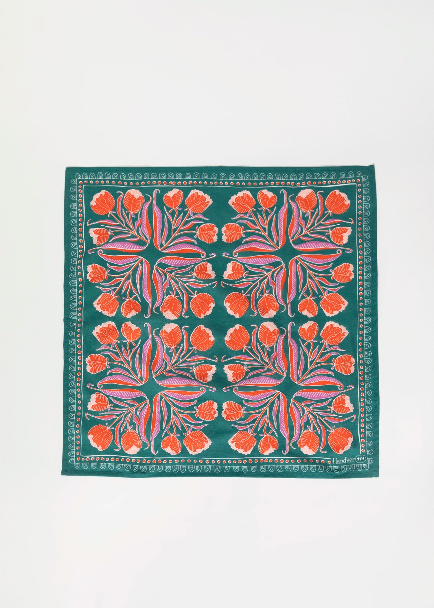 swatch_Winnie-Teal cotton bandana