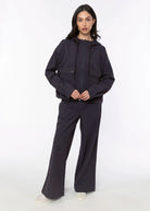 swatch_Charcoal Blue thread and supply walker jacket