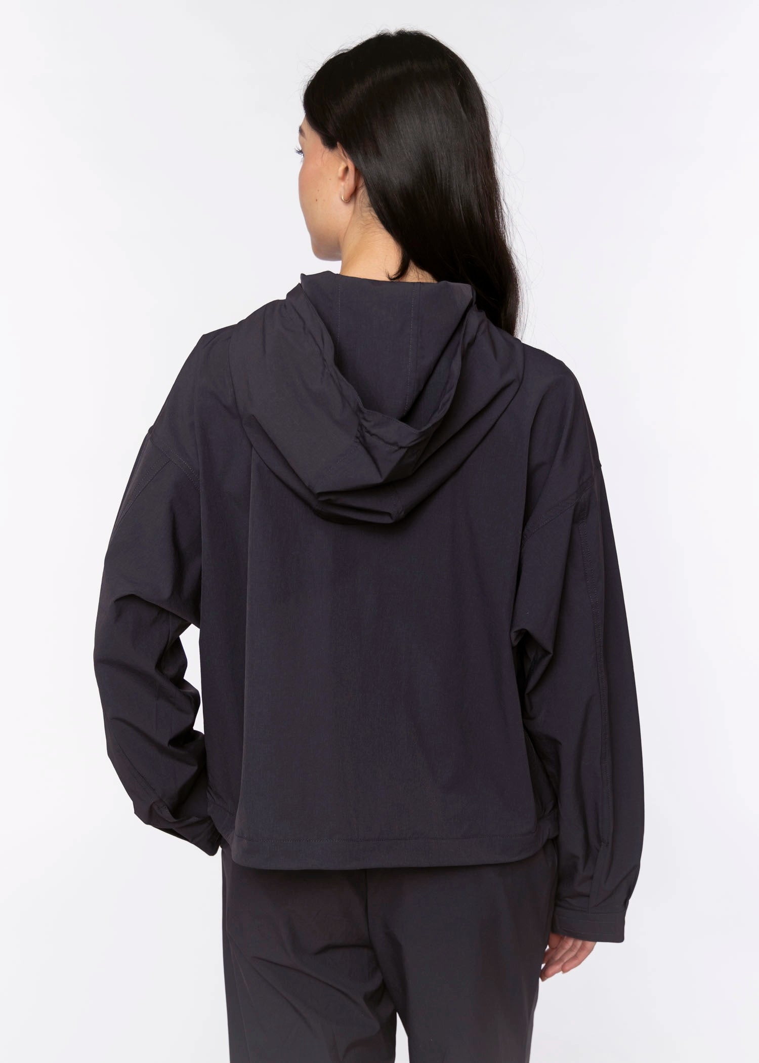 swatch_Charcoal Blue thread and supply walker jacket