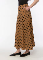 swatch_Mocha linen maxi skirt