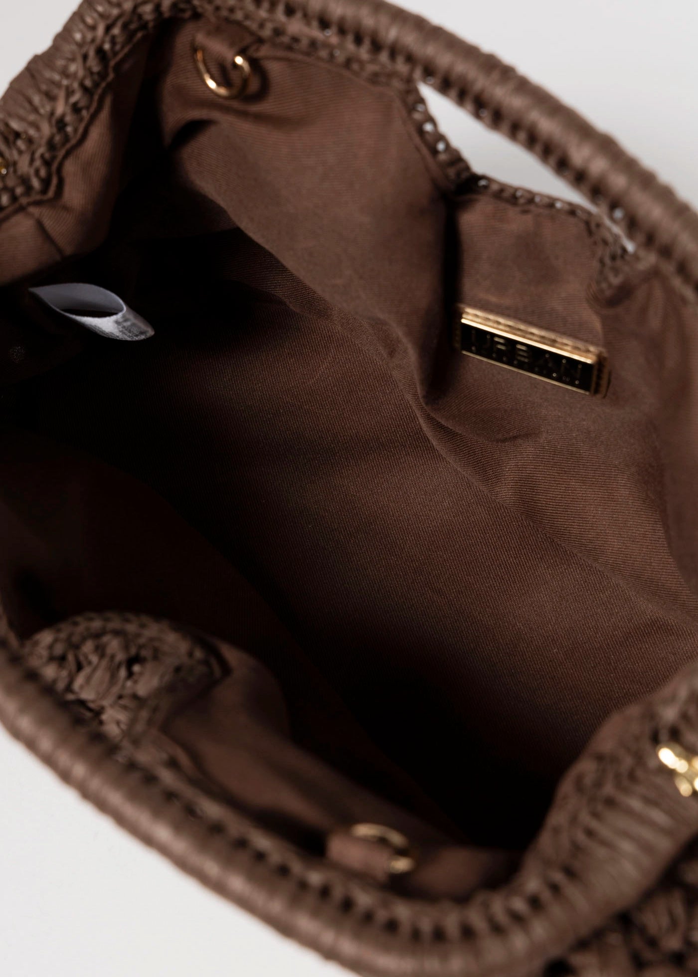 swatch_Chocolate urban expressions abigail raffia bag