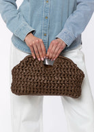 swatch_Chocolate urban expressions abigail raffia bag