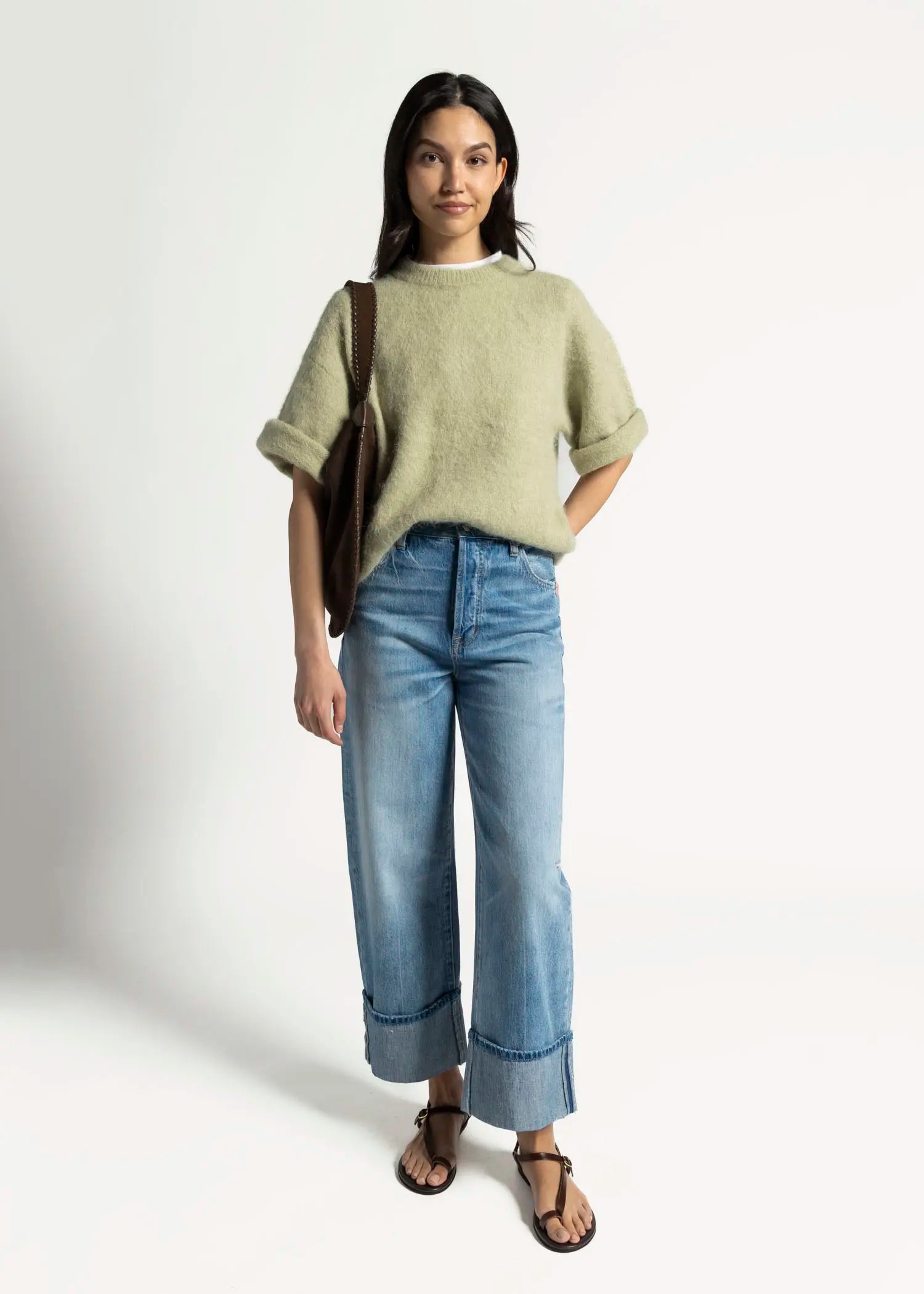 swatch_pistachio micah sweater tee sweaters