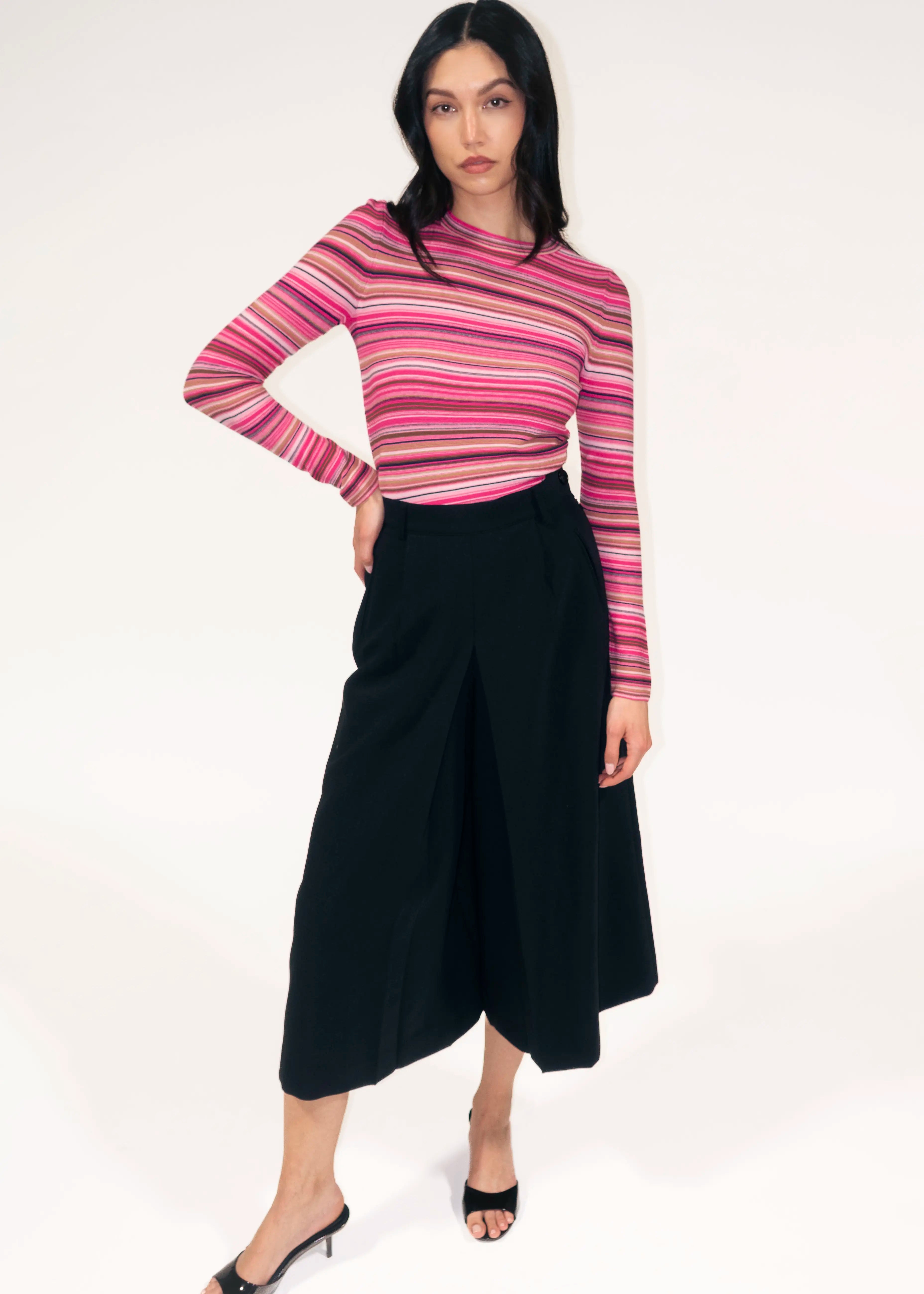 swatch_Black favorite daughter nicole culotte pant