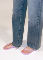 swatch_Lilac arch support flip flop flat sandals