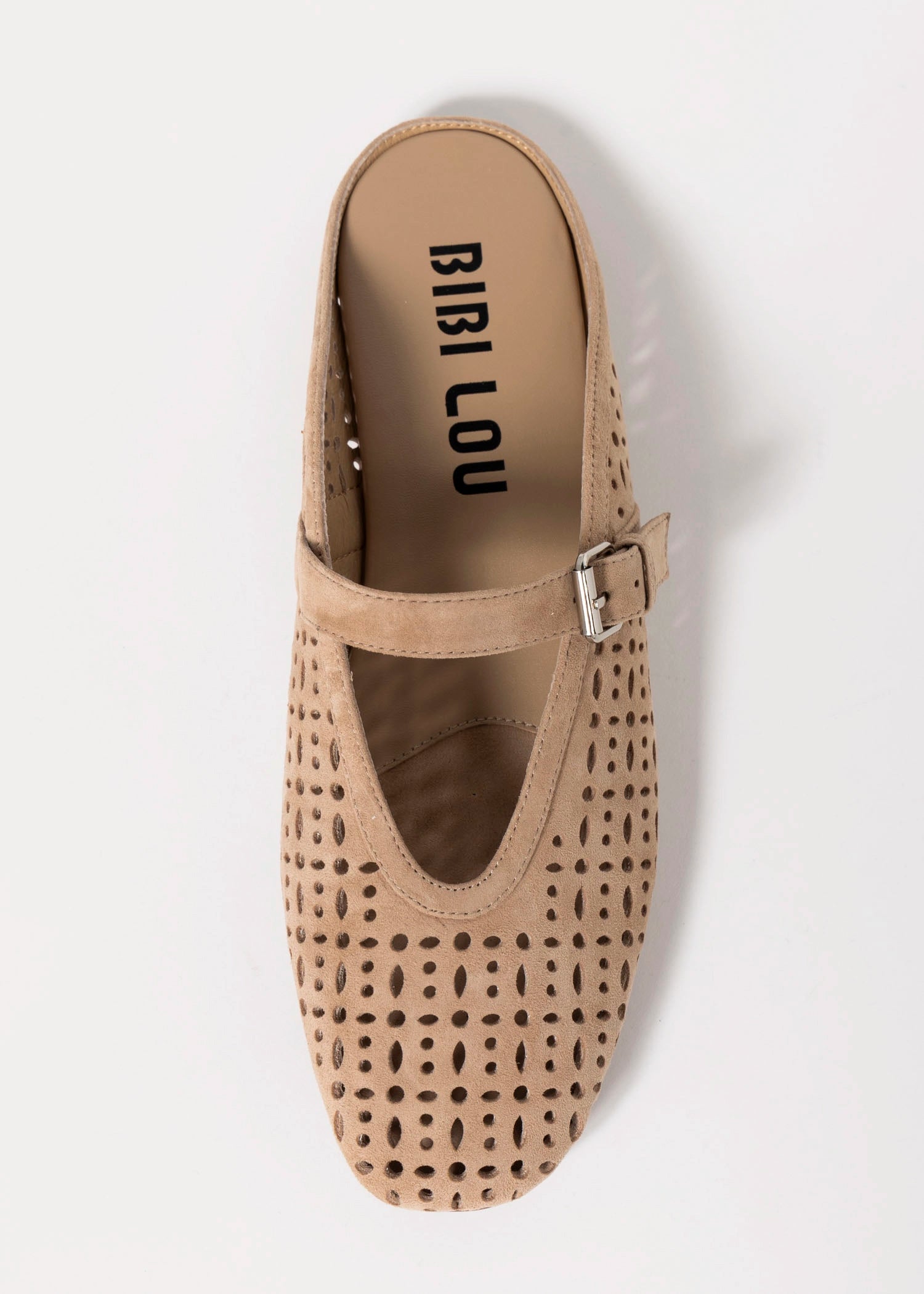swatch_Beige Suede bibi lou maia flat