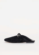 swatch_Black Suede bibi lou maia flat