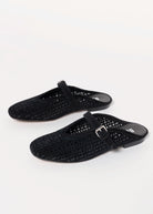 swatch_Black Suede bibi lou maia flat