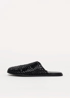 swatch_Black marc fisher lynzi leather mule