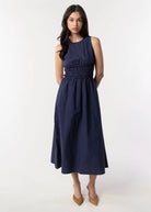 swatch_Navy deluc turchi midi dress