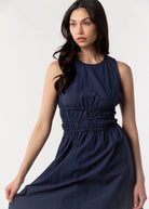 swatch_Navy deluc turchi midi dress