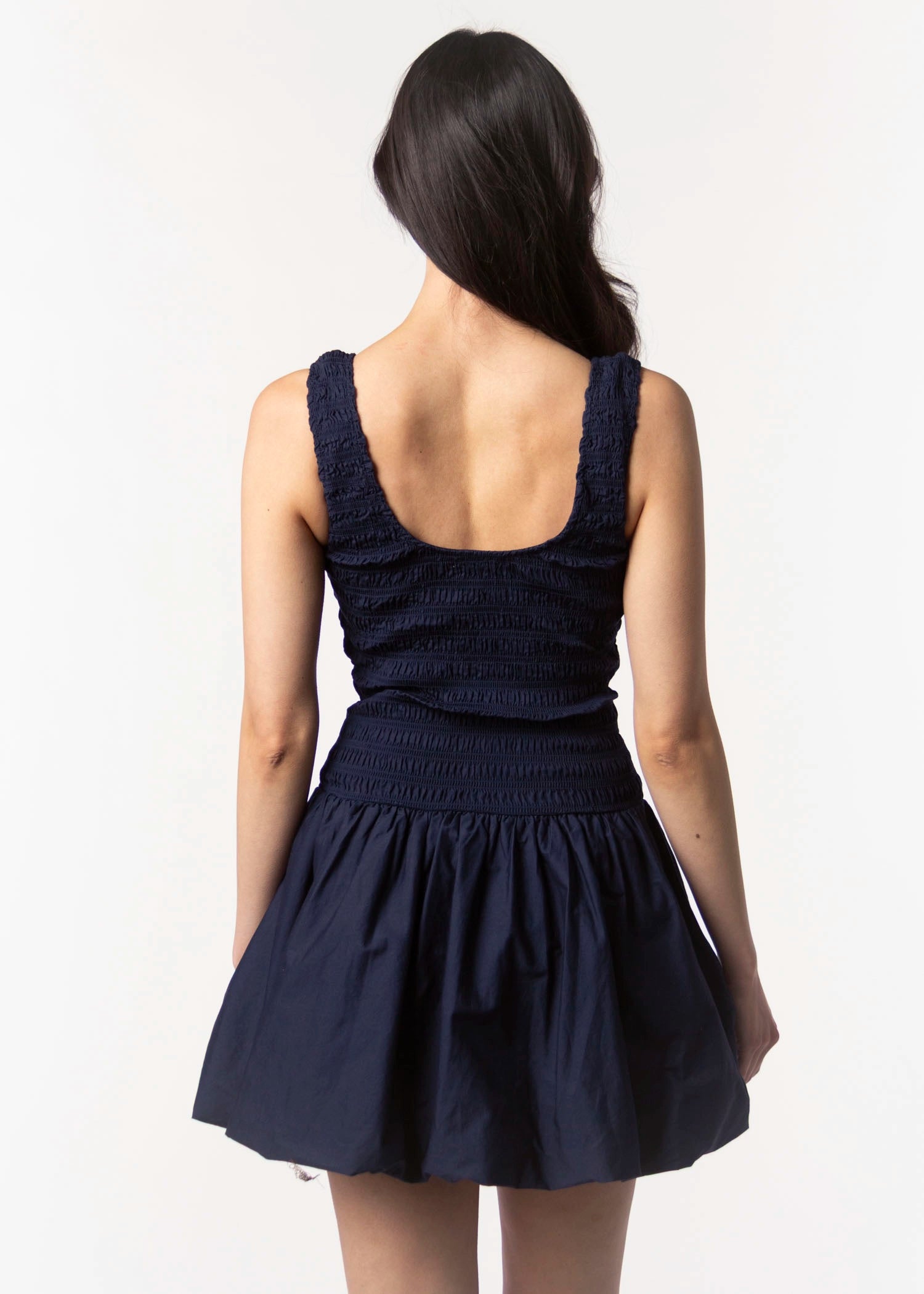 swatch_Navy pistola ilona bubble hem dress