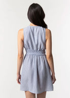 swatch_Blue/White sadie and sage garden sun mini dress