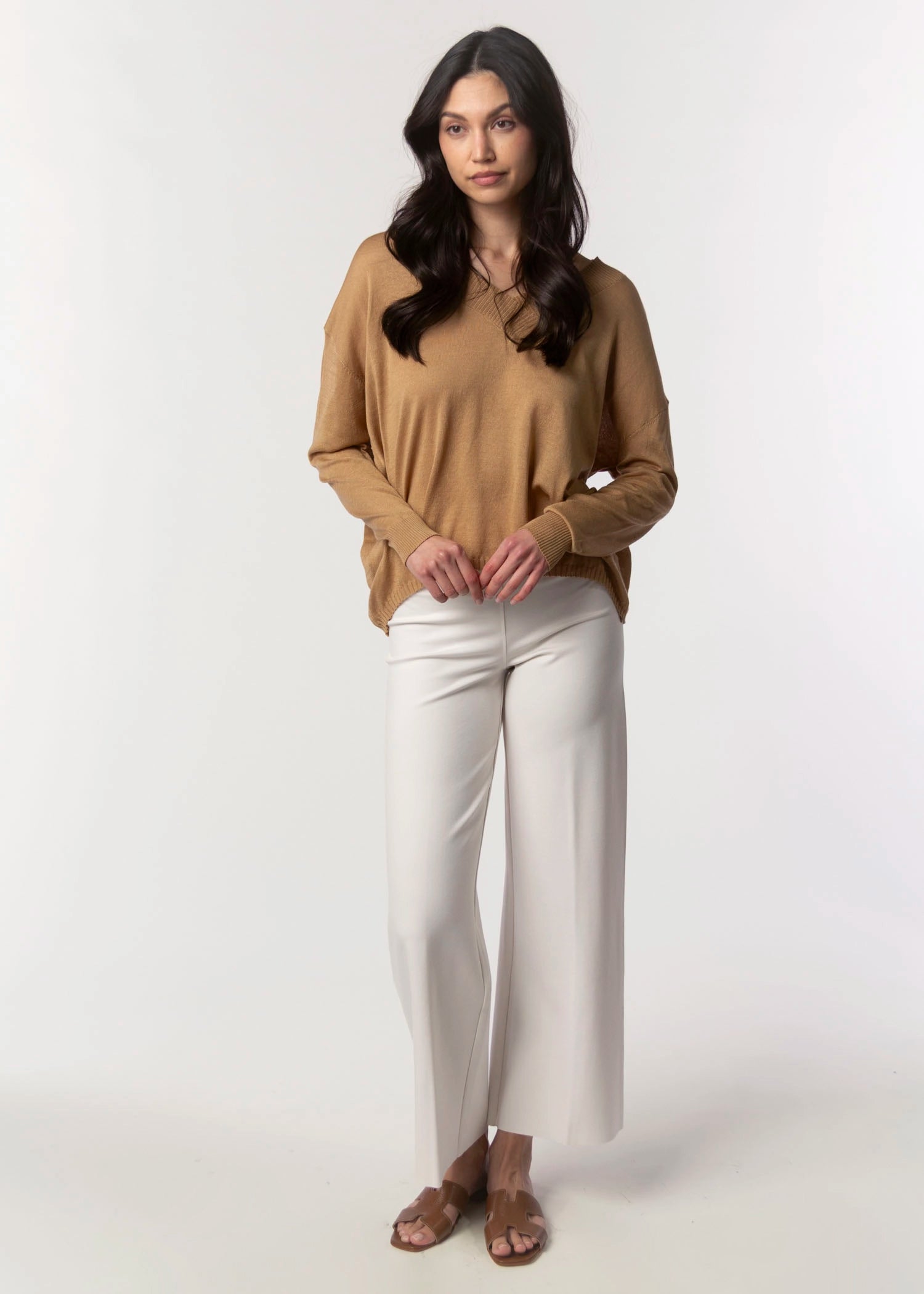 swatch_Chalk lysse erin hi waist pant