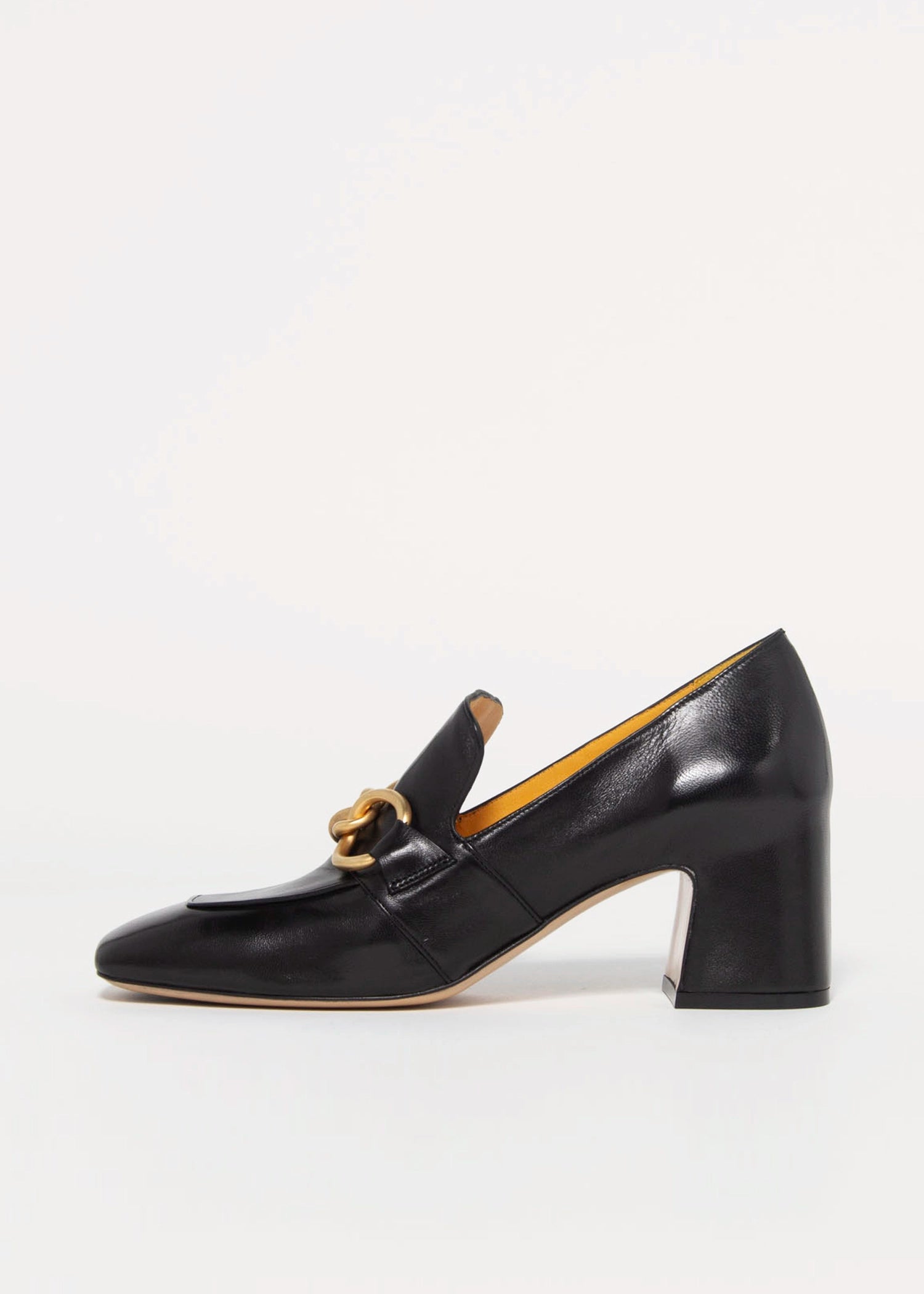 swatch_Black Leather mara bini perla heeled loafer