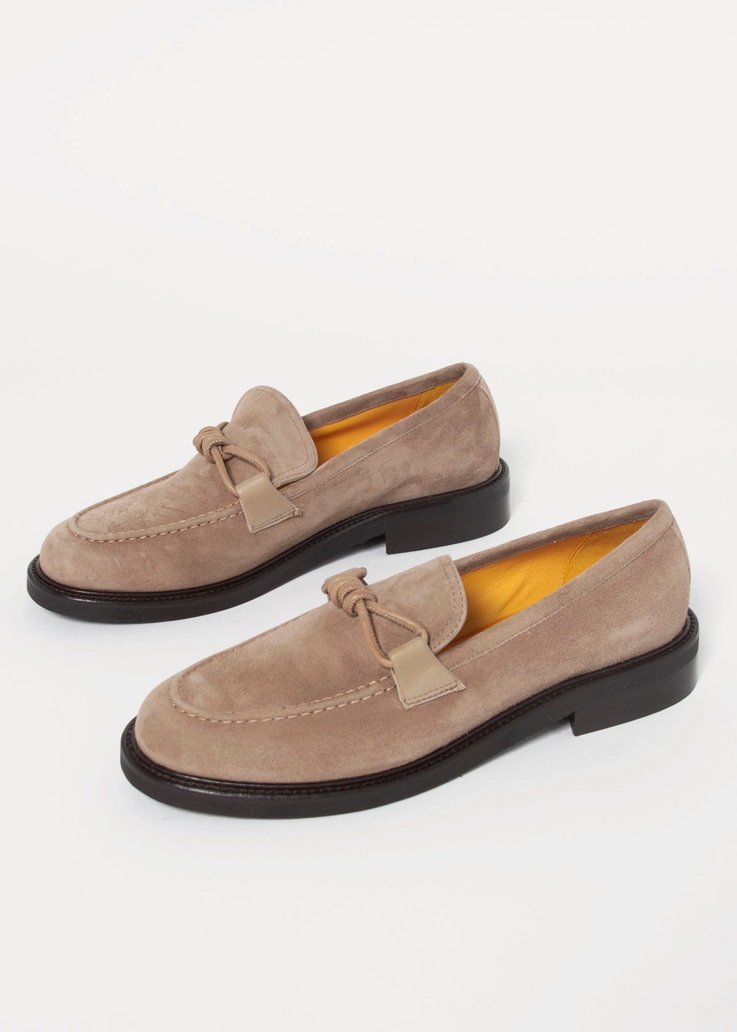 swatch_Taupe Suede mara bini frida loafer