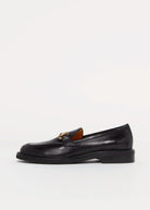 swatch_Black Leather mara bini frida leather loafer