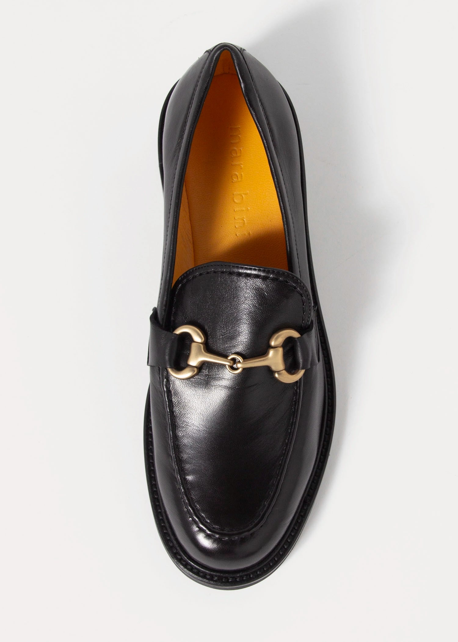 swatch_Black Leather mara bini frida leather loafer