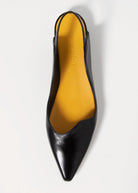 swatch_Black Leather mara bini milena leather flat