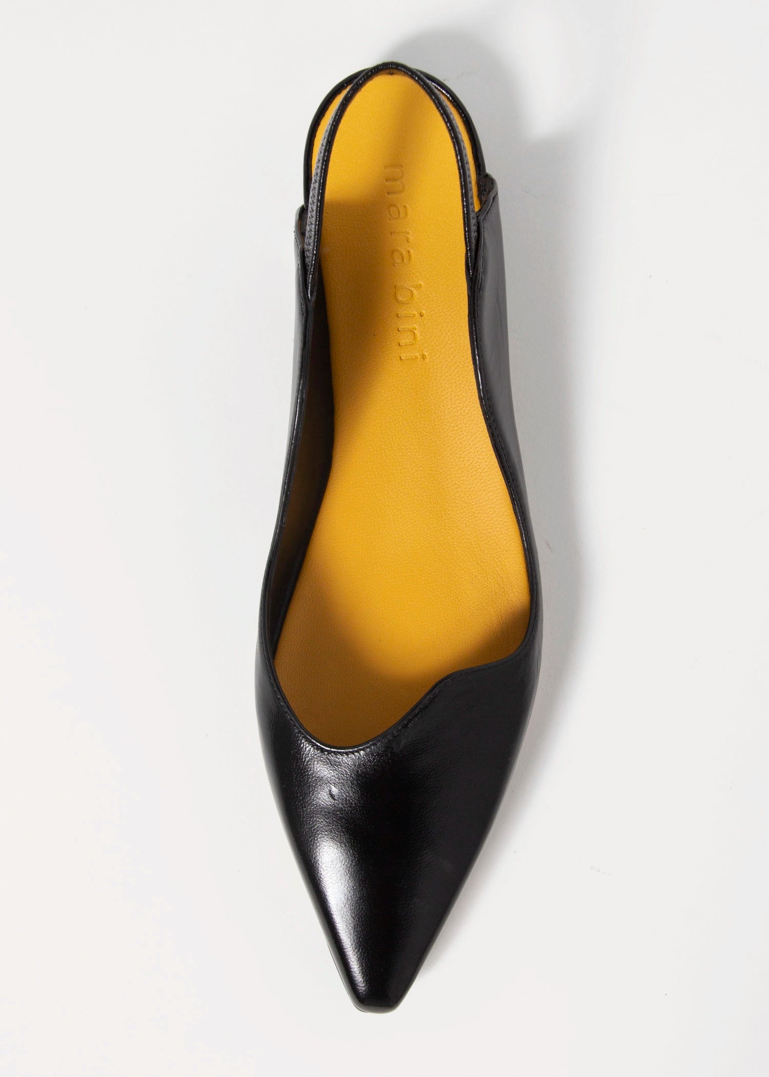 swatch_Black Leather mara bini milena leather flat