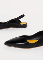 swatch_Black Leather mara bini milena leather flat